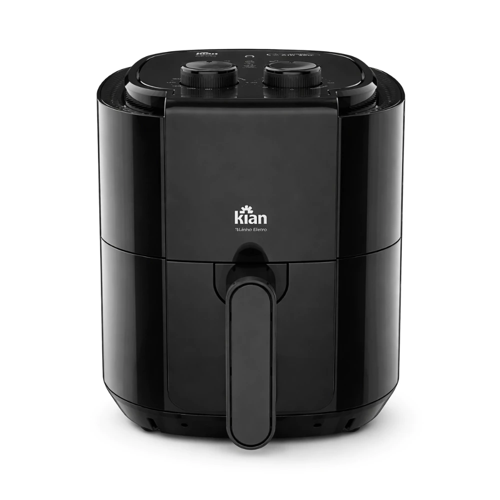 Fritadeira Air Fryer Kian AF-102 3,5L 1200W Turbo Air 360°- Antiaderente - Compacta e Econômica
